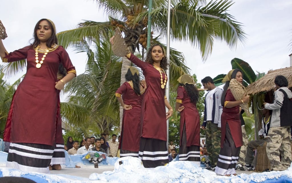 Traditional dress,Maldives Painting by Rani S Manik - Pixels